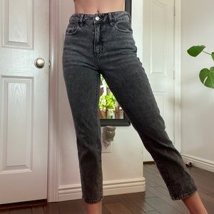Grey Pacsun Mom Jeans High Waisted Size 25